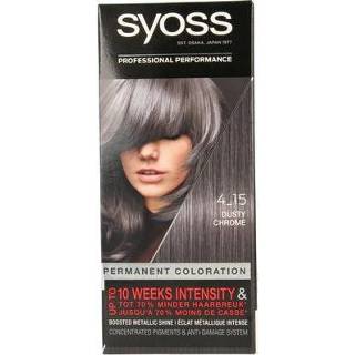 👉 Haar kleuring Syoss Color baseline 4-15 dusty chrome haarverf 1set 5410091753139