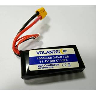 👉 Volantex 11.1V 20C 1000 mAh LiPo met XT60 stekker (V-PB3109) 5056135741634