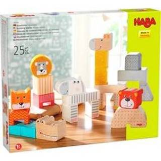 👉 Houten hout stuks blokken HABA Bouwstenen Dierenparade - 25 delig 4010168257884