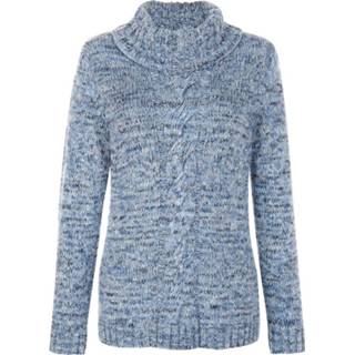 👉 Shirt multicolor blauw marine gemêleerd vrouwen met effectgaren MONA Lichtblauw/Marine 4055709203371
