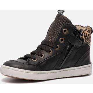 👉 Sneakers leer zwart girl Shoesme Runflex 8720353305769