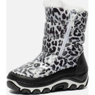 👉 Snowboots nylon jeugd wit Antarctica luipaard 8718191116722