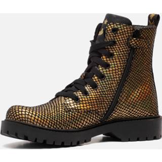 👉 Veterboots suede goud girl Muyters 8718708633735