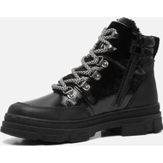 Muyters Veterboots beige Muyters Veterboots zwart