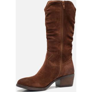 👉 Laarzen suede vrouwen cognac Aqa