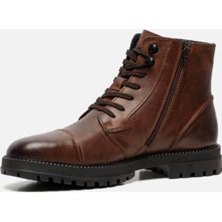 👉 Bugatti Bugatti Virgilio veterboots bruin Leer