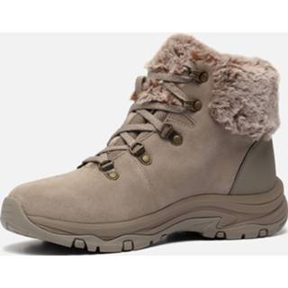 👉 Veterboots suede vrouwen taupe Skechers Trego Falls Finest 194880241353