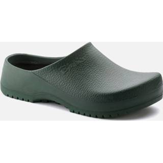 👉 Instappers PU vrouwen groen Birkenstock Super-Birki