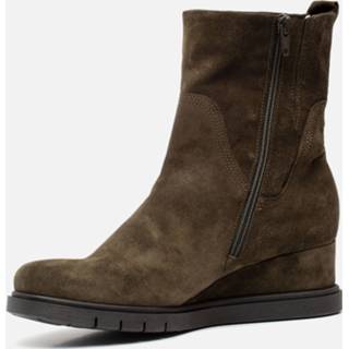 👉 Enkellaarzen groen suede vrouwen Gabor Enkellaarsjes 4065171658395