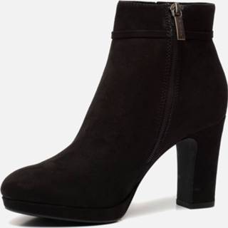 👉 Enkellaarzen zwart textiel vrouwen Tamaris Enkellaarsjes 4064196450144