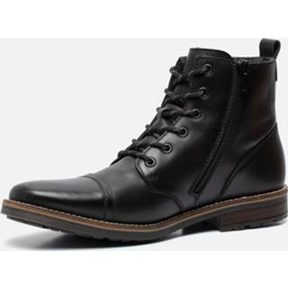 👉 Veterboots zwart leer male Rieker