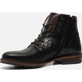 👉 Bullboxer Bullboxer Veterboots zwart Leer