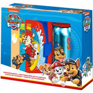 👉 Broodtrommel active Paw Patrol schoolset, met drinkfles 8435507853989