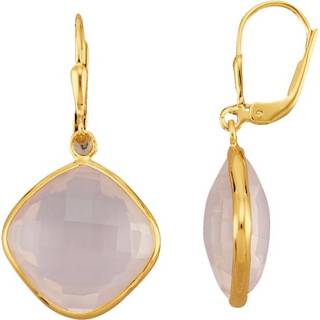 👉 Oorbel roze zilver vrouwen Oorbellen met rozenkwarts 4055708803626