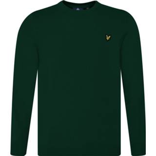 👉 Trui Donker Groen Lyle & Scott ronde hals