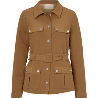 👉 Blazer sienna geel kunstvezels effen vrouwen Vrije Tijd 4055697732150 4055697732174
