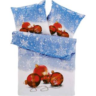 👉 Bedlinne multicolor motief unisex 4-delige set bedlinnen Met romantisch kerstmotief Casamaxx 4055709149785