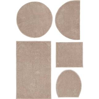 Badmatten Chemnitz Webschatz beige polyester effen unisex Badmat beige polyester effen unisex Badmatten Chemnitz Webschatz 4055708235472 4055708232778