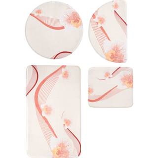 Badmat polyester unisex apricot Badmatten Kiel Webschatz 4055707123589