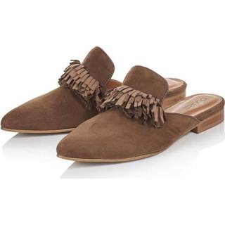 👉 Muil sienna bruin leer effen vrouwen Muiltje 4055708261341
