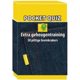 👉 Nederlands IQ spellen Pocket Quiz - Extra Geheugentraining 9789086641796