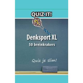 👉 XL nederlands IQ spellen Quiz It - Denksport 9789086642212