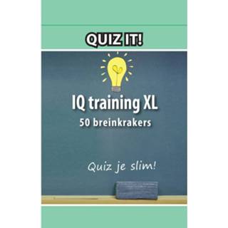 XL nederlands IQ spellen Quiz It - IQ-training 9789086642229