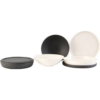 👉 Servies wit zwart porselein unisex zijn buitengewone 7-delig Villeroy & Boch Wit/Zwart 4003686389489