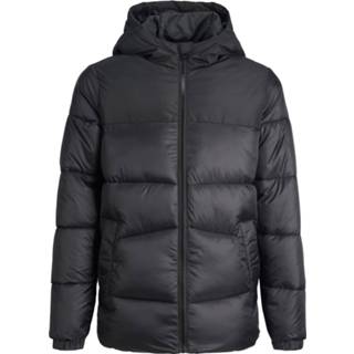 Jongens zwart Jack & Jones Chilli Puffer Hood Jas Junior 5715311106499