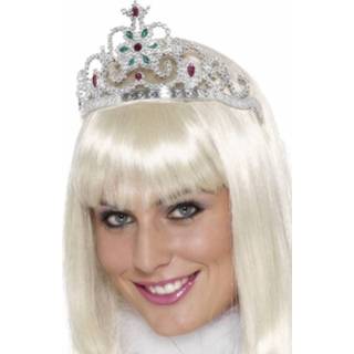 👉 Zilver vrouwen Prinsessen tiara voor dames