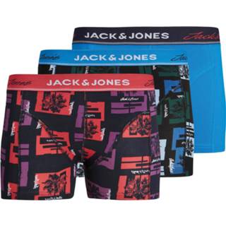 Boxershort jongens Jack & Jones Leaves Logo Trunks Boxershorts (3-pack) 5715312709484