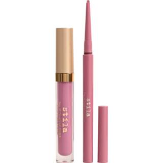 👉 Lippenstift vrouwen kinderen Stila Kindness is Cool Liquid Lipstick and Lip Liner Set