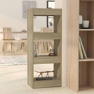Boekenkast eiken active Boekenkast/kamerscherm 40x30x103 cm spaanplaat sonoma 8720286842980