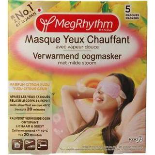 👉 Oogmasker Megrhythm Warm citrus/yuzu 5st 4901301373410