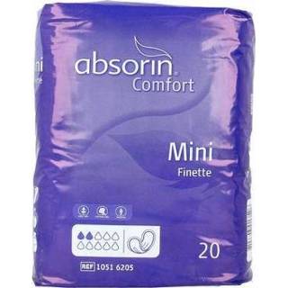 👉 Absorin Comfort finette mini 20st 8715343013526