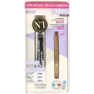 👉 Pincet Vitry Duo toni cils pro expert met 1set 3538897794063