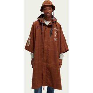 👉 Regen poncho OS jackets vrouwen bruin Scotch & Soda Unisex Amsterdam Proof regenponcho 8719029965048