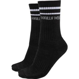 👉 Sock zwart active Gorilla Wear Crew Socks 2-Pack - 8720604461718