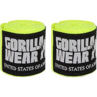 Boks bandage geel active Gorilla Wear Boxing Hand Wraps - Boksbandages 8720604463309