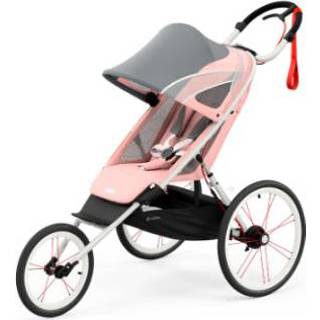 👉 Kinderwagen beige roze goud zilver meisjes kinderen Cybex GOLD AVI Light Silver