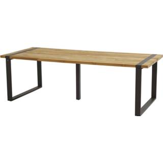 👉 Terrastafel bruin teak rechthoekig Showmodel - Taste 4SO Alto tuintafel 180 cm