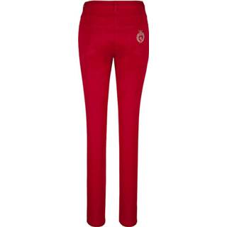 Spijkerbroek rood katoen effen vrouwen Jeans Lisa Slim Paola 4055717639131