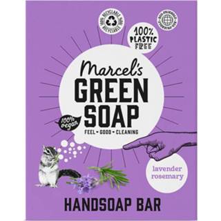 👉 Handzeep donkergroen active Marcel's Green Soap Bar Lavendel&Rozemarijn 90 gr 8720254337562