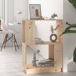 👉 Boekenkast grenenhout active Boekenkast/kamerscherm 51x25x70 cm massief 8720286905722
