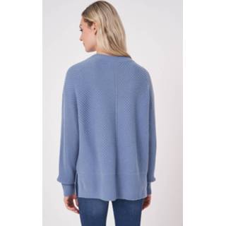 👉 Oversized gebreide trui met diagonale rib