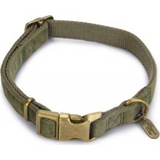 👉 Halsband groen large DbL Velura - 35-50 CM X 20 MM 35 50 8712695177319