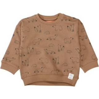 Sweatshirt bruin Staccato camel patroon 4337285295903