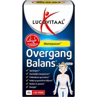 👉 Verpakking active 1+1 gratis: Lucovitaal Overgang Balans Maxi 120 tabletten 8713713082974