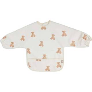 👉 Slab active Jollein Waterproof Met Mouw - Teddy Bear 8717329369467