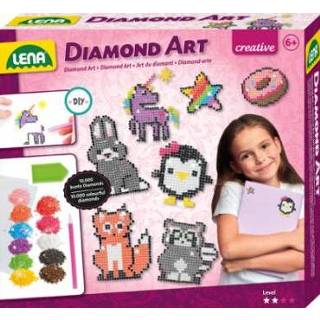 Meisjes kleurrijk LENA ® Diamond Art 4006942892006